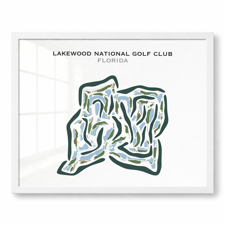 Lakewood National Golf Club, Florida - Printed Golf Courses