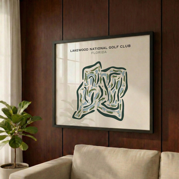 Lakewood National Golf Club, Florida - Printed Golf Courses