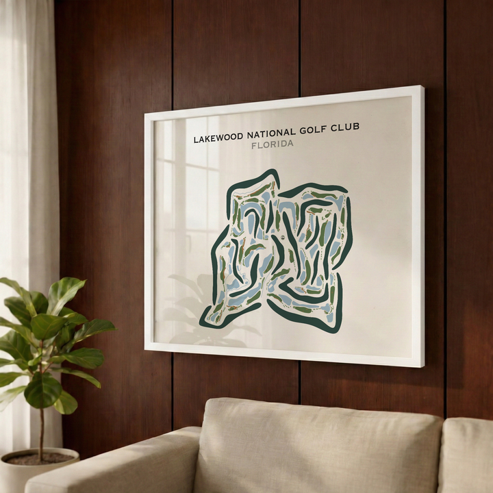 Lakewood National Golf Club, Florida - Printed Golf Courses