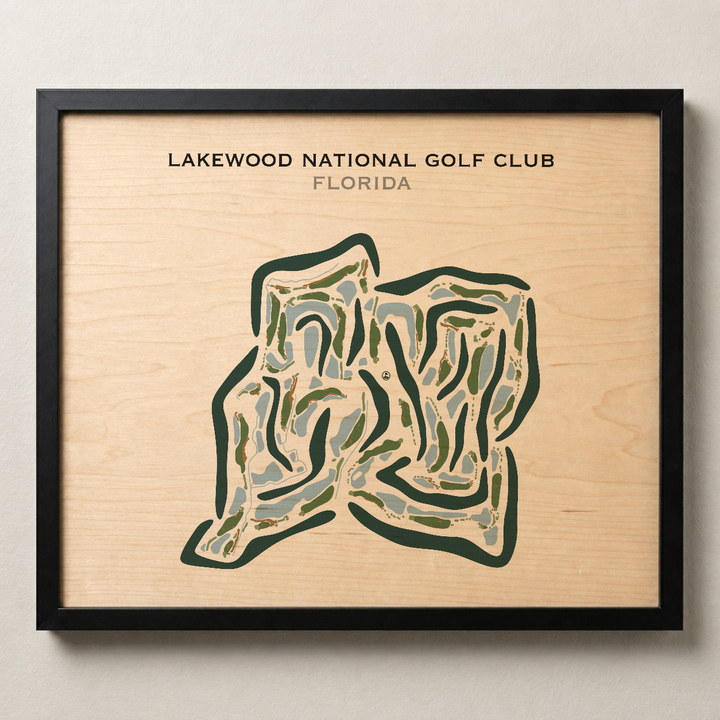 Lakewood National Golf Club, Florida - Printed Golf Courses