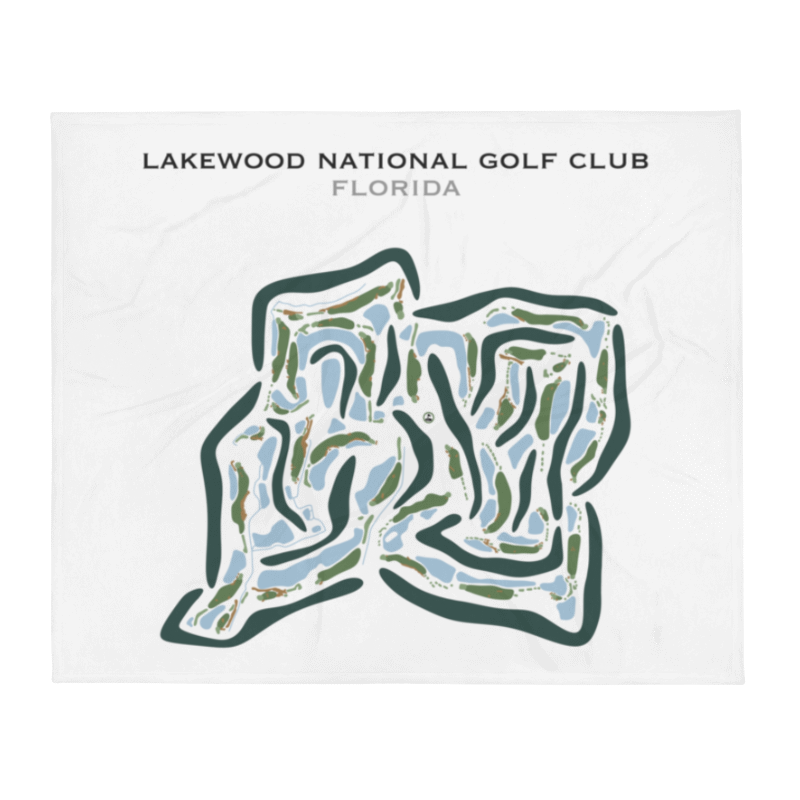 Lakewood National Golf Club, Florida - Printed Golf Courses