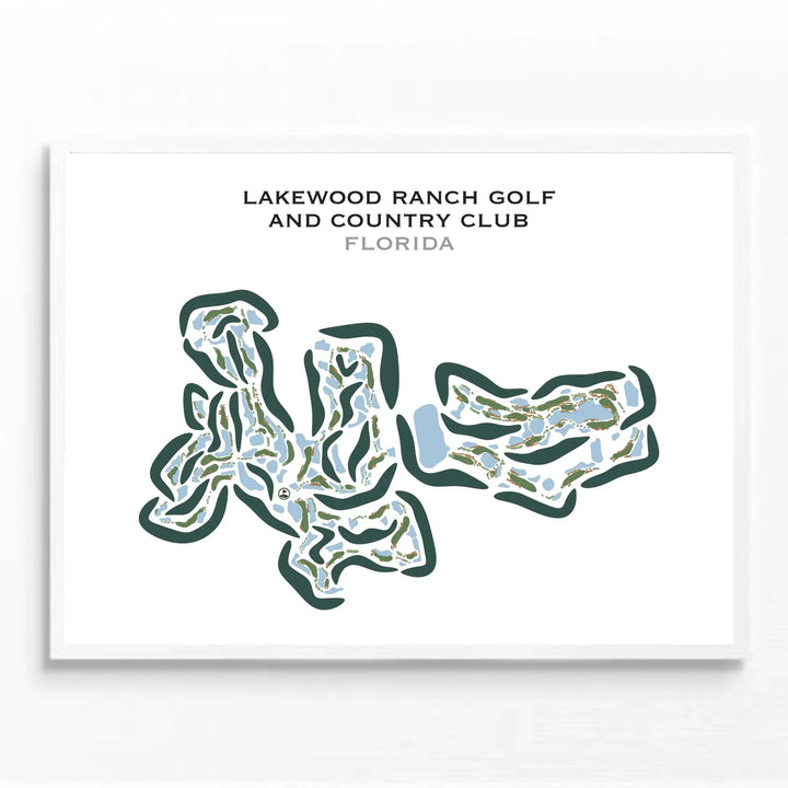 Lakewood Ranch Golf & Country Club, Florida - Printed Golf Courses
