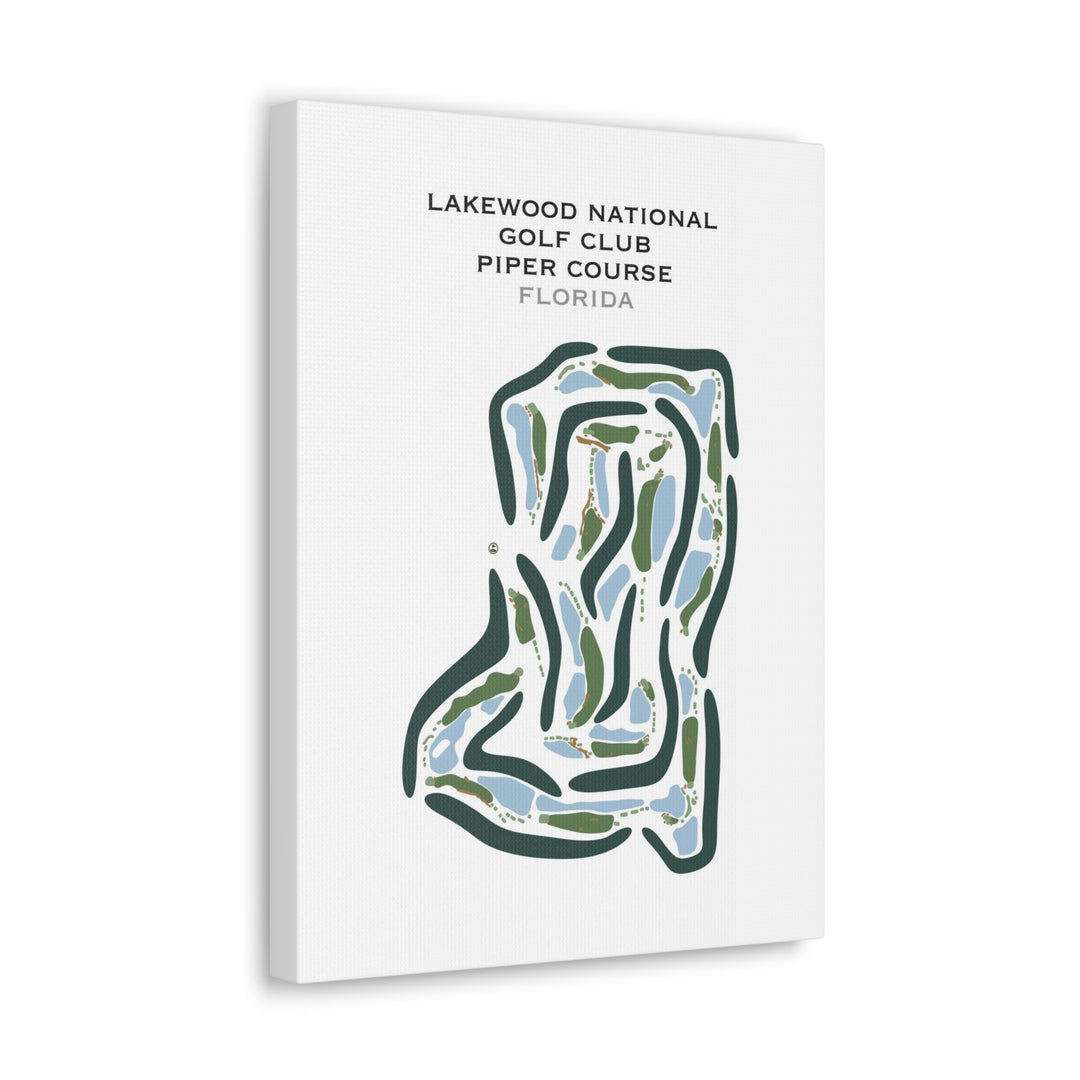 Lakewood National Golf Club Piper Course, Florida - Printed Golf Courses