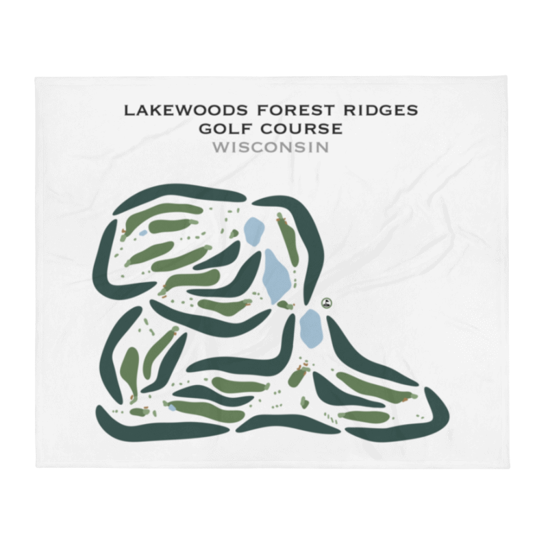 Lakewoods Forest Ridges Golf Course, Wisconsin - Printed Golf Courses