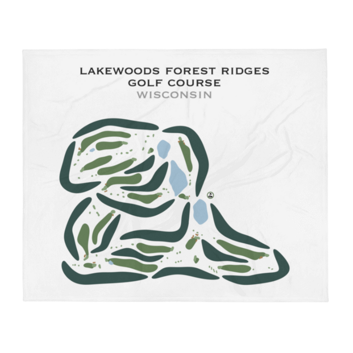 Lakewoods Forest Ridges Golf Course, Wisconsin - Printed Golf Courses