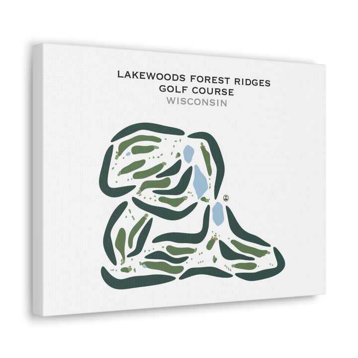 Lakewoods Forest Ridges Golf Course, Wisconsin - Printed Golf Courses