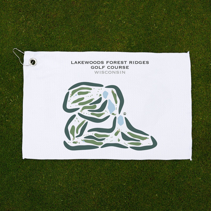 Lakewoods Forest Ridges Golf Course, Wisconsin - Printed Golf Courses