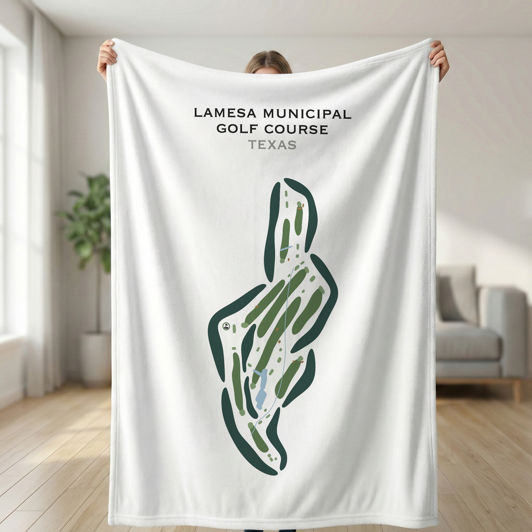 Lamesa Municipal Golf Course, Texas - Printed Golf Courses