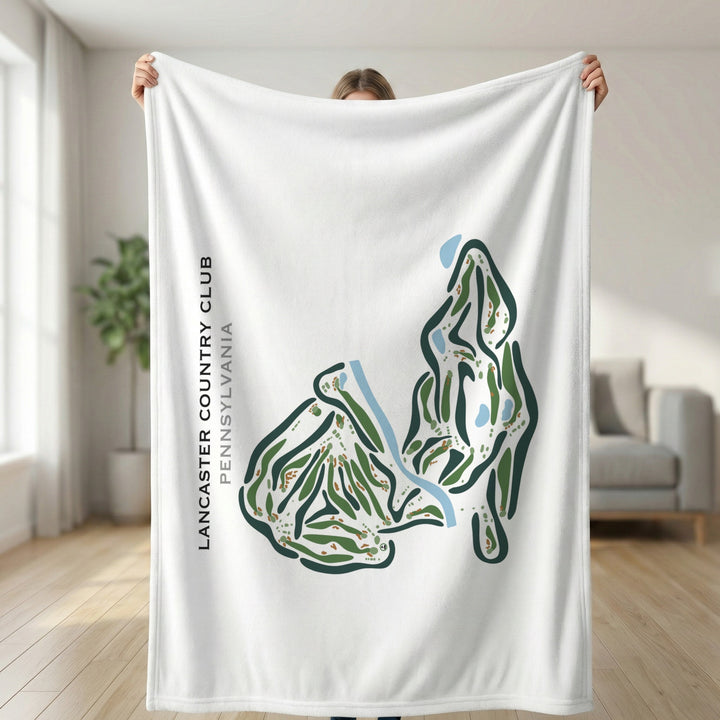 Lancaster Country Club, Pennsylvania - Printed Golf Courses