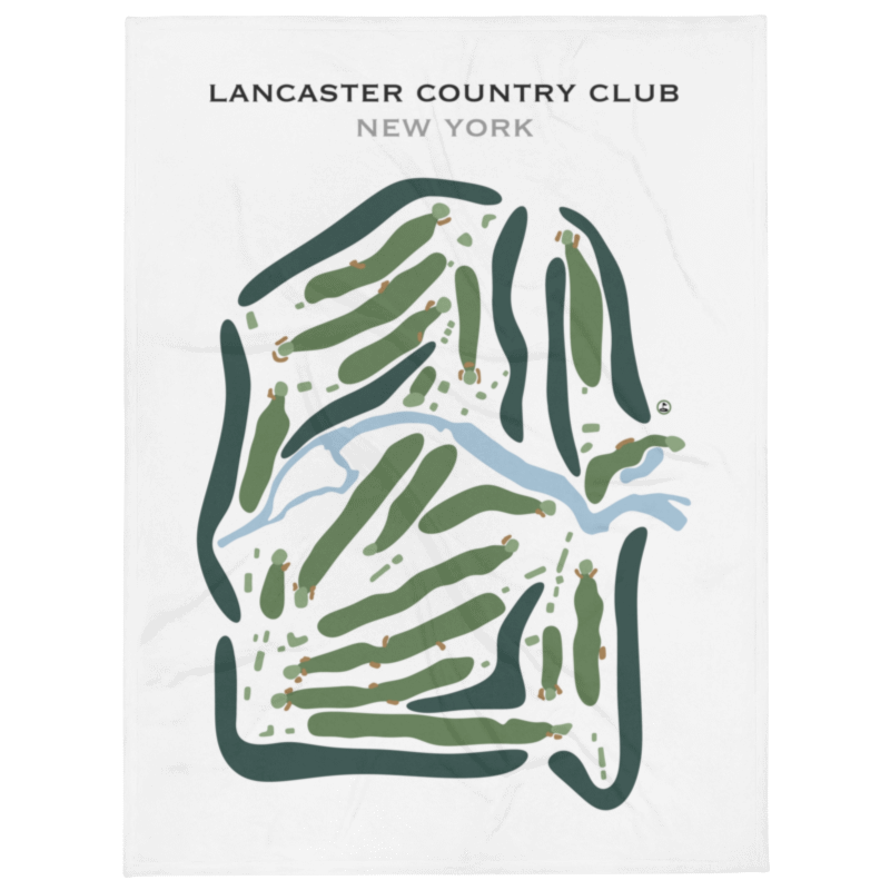 Lancaster Country Club, New York - Printed Golf Courses