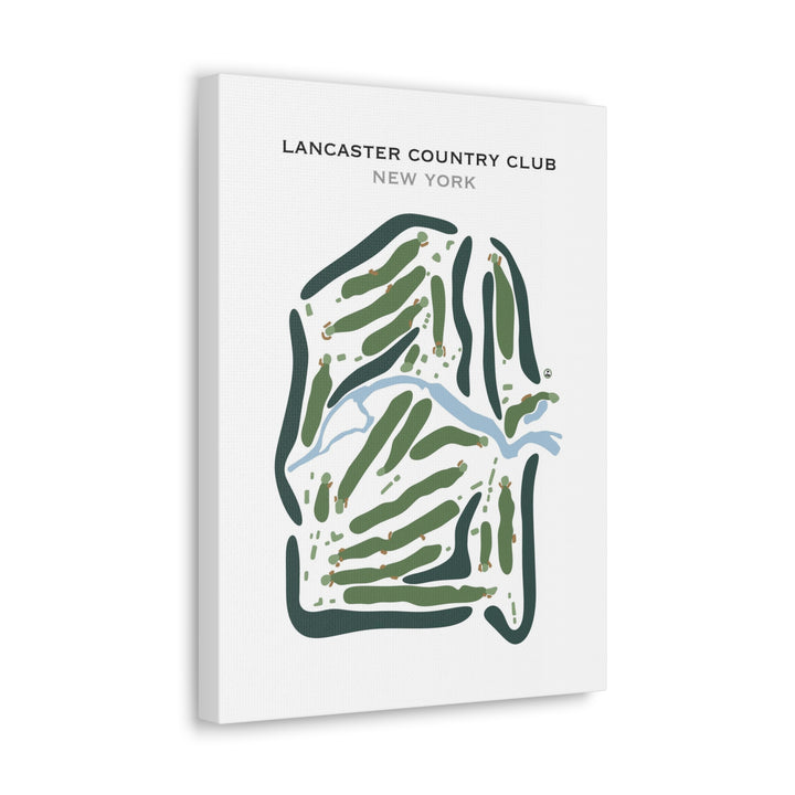 Lancaster Country Club, New York - Printed Golf Courses