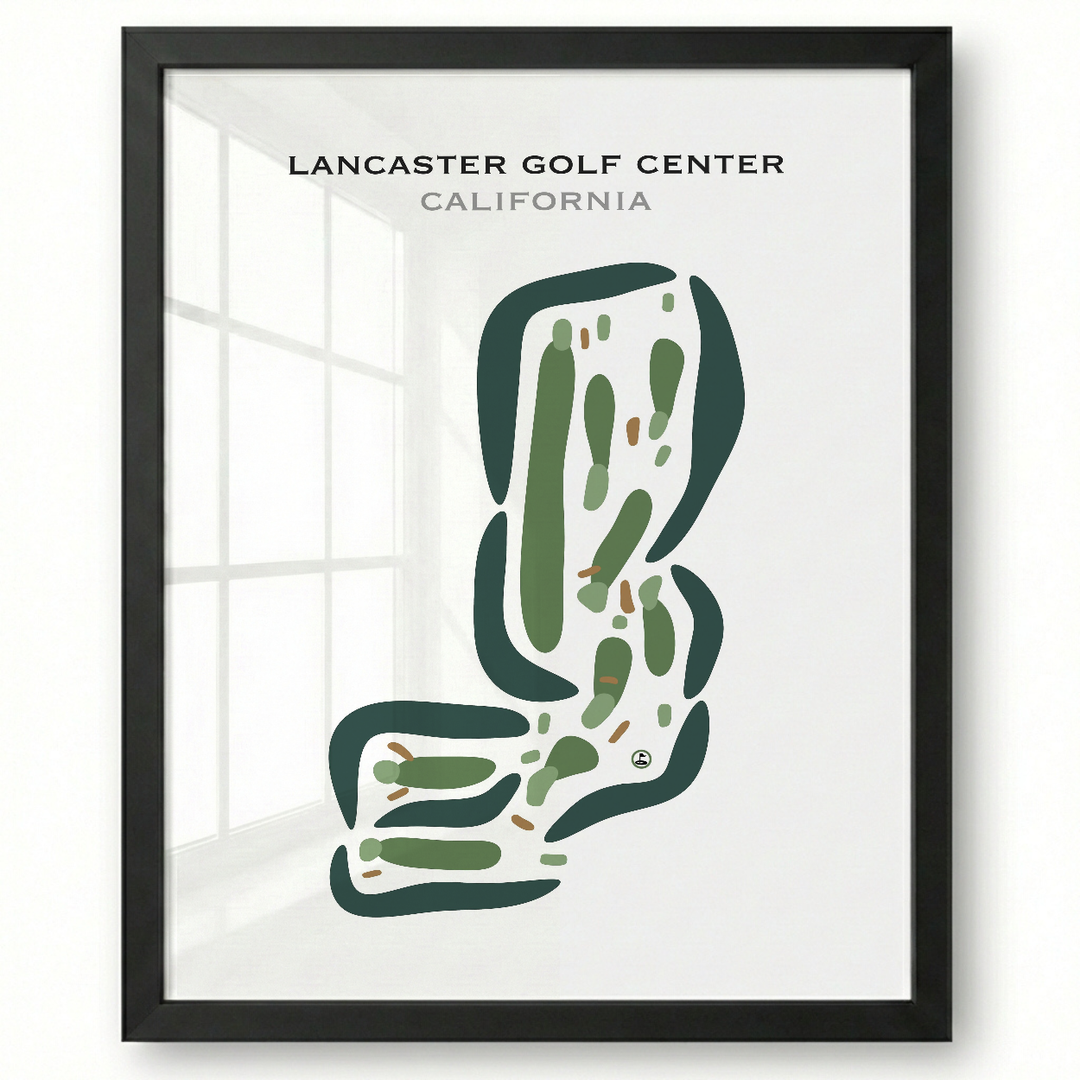 Lancaster Golf Center, California - Printed Golf Courses