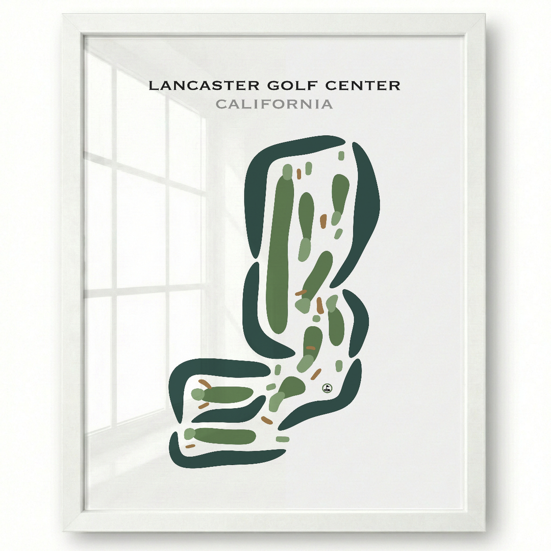 Lancaster Golf Center, California - Printed Golf Courses