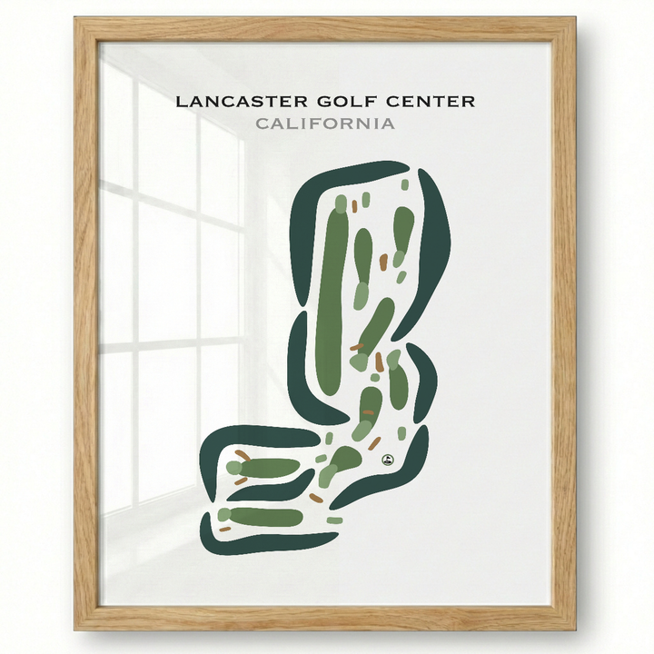 Lancaster Golf Center, California - Printed Golf Courses