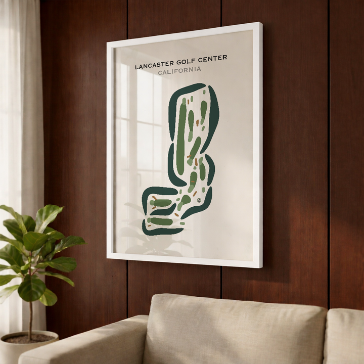 Lancaster Golf Center, California - Printed Golf Courses