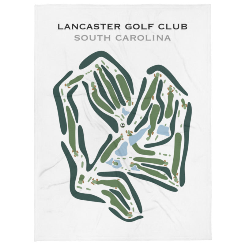 Lancaster Golf Club, South Carolina - Printed Golf Course