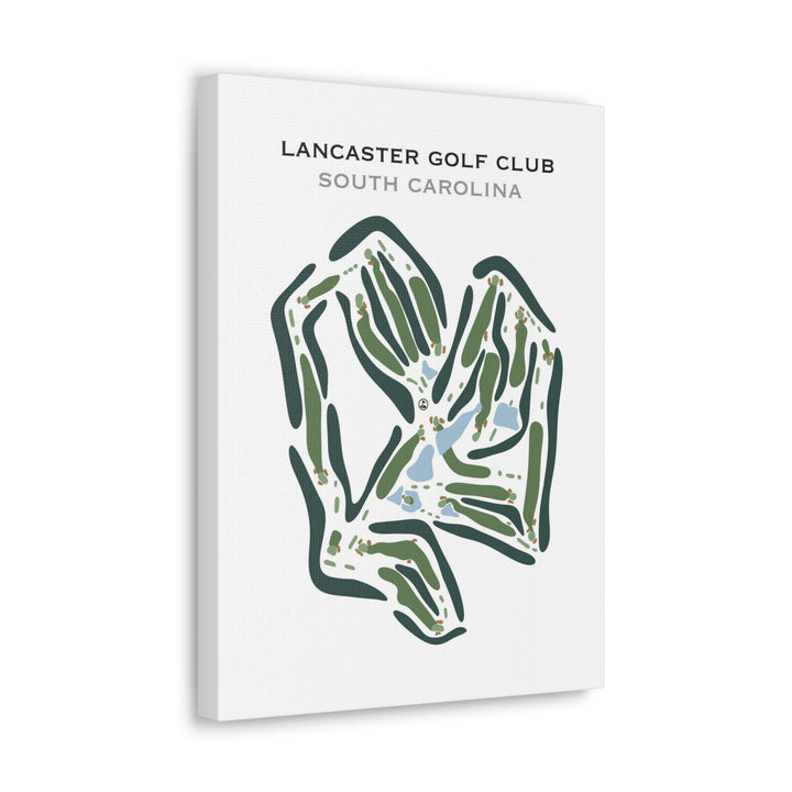 Lancaster Golf Club, South Carolina - Printed Golf Course