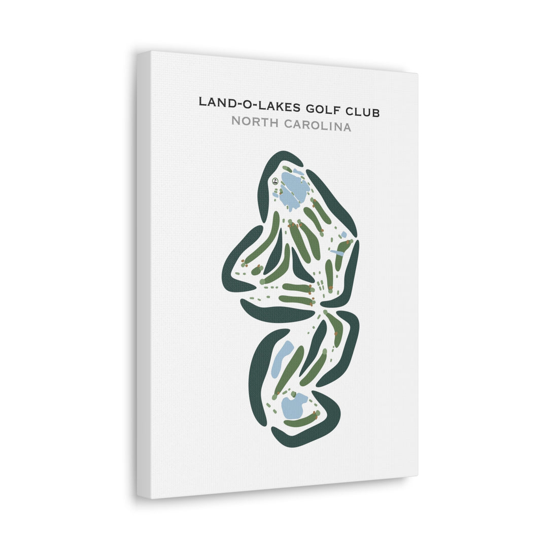 Land-O-Lakes Golf Club, North Carolina - Printed Golf Courses