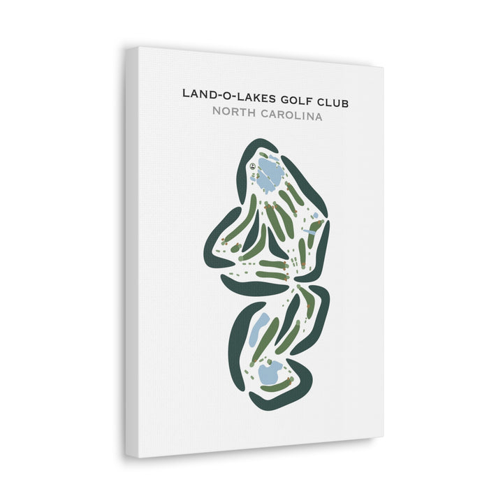 Land-O-Lakes Golf Club, North Carolina - Printed Golf Courses