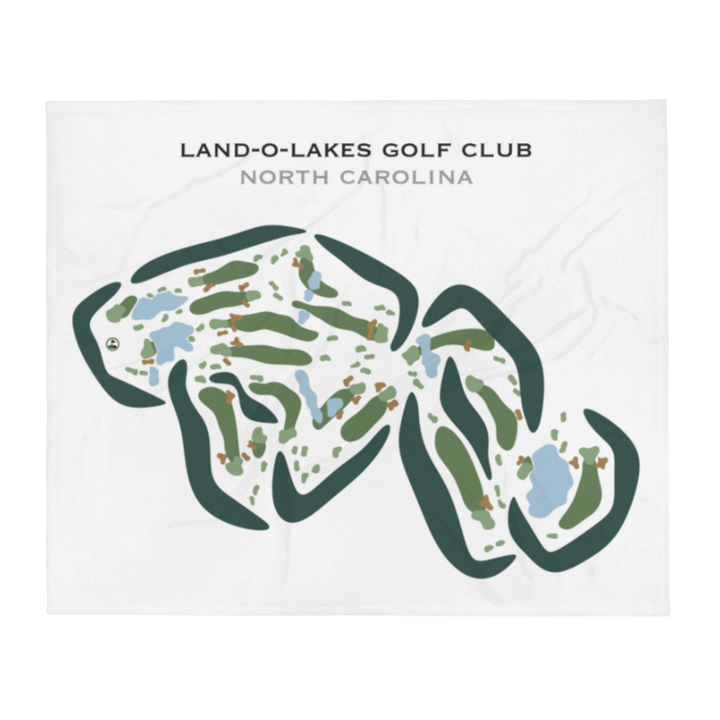 Land-O-Lakes Golf Club, North Carolina - Printed Golf Courses
