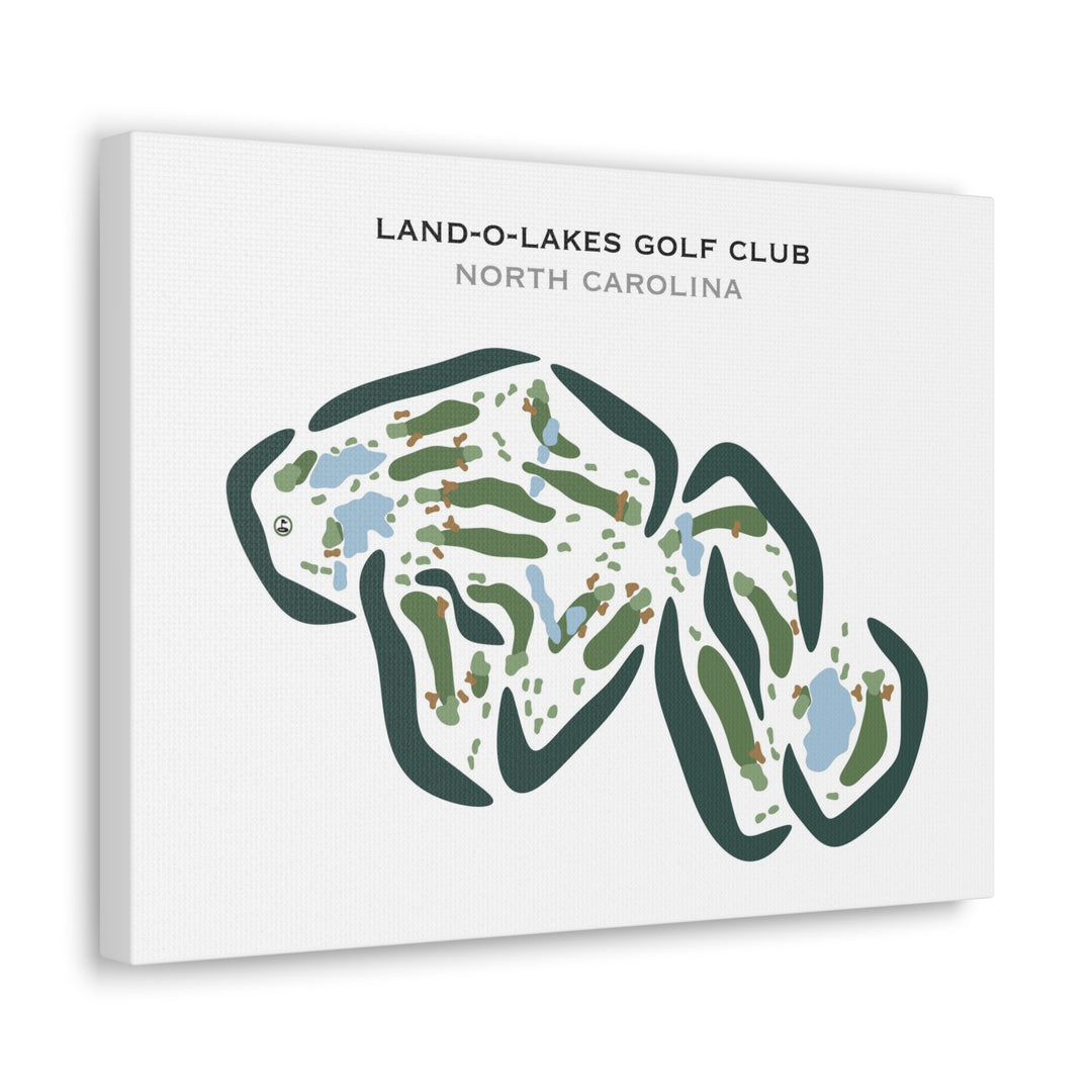 Land-O-Lakes Golf Club, North Carolina - Printed Golf Courses