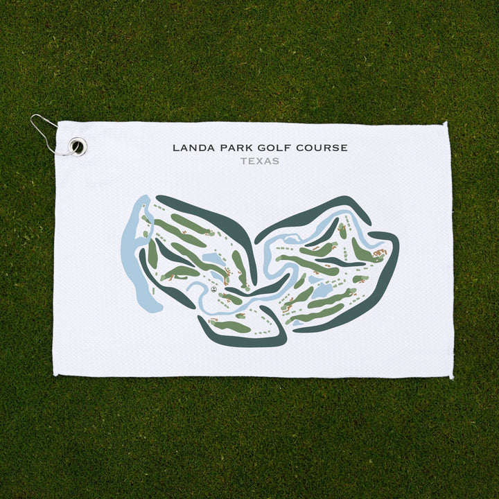 Landa Park Golf Course, Texas - Printed Golf Courses