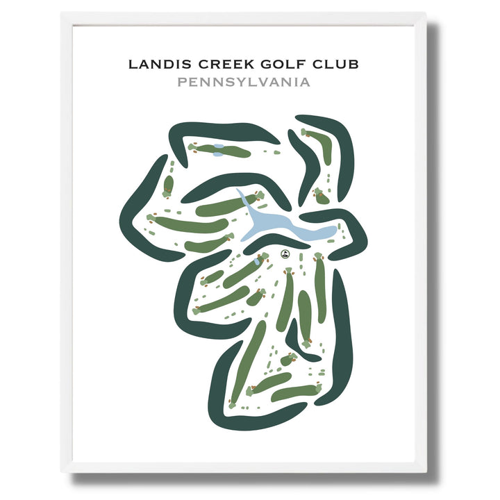 Landis Creek Golf Club, Pennsylvania - Printed Golf Courses