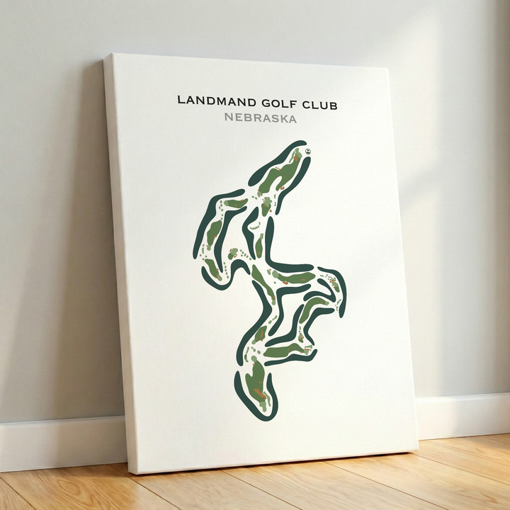Landmand Golf Club, Nebraska - Printed Golf Courses