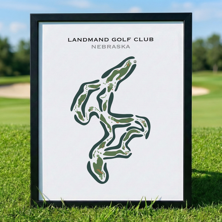 Landmand Golf Club, Nebraska - Printed Golf Courses