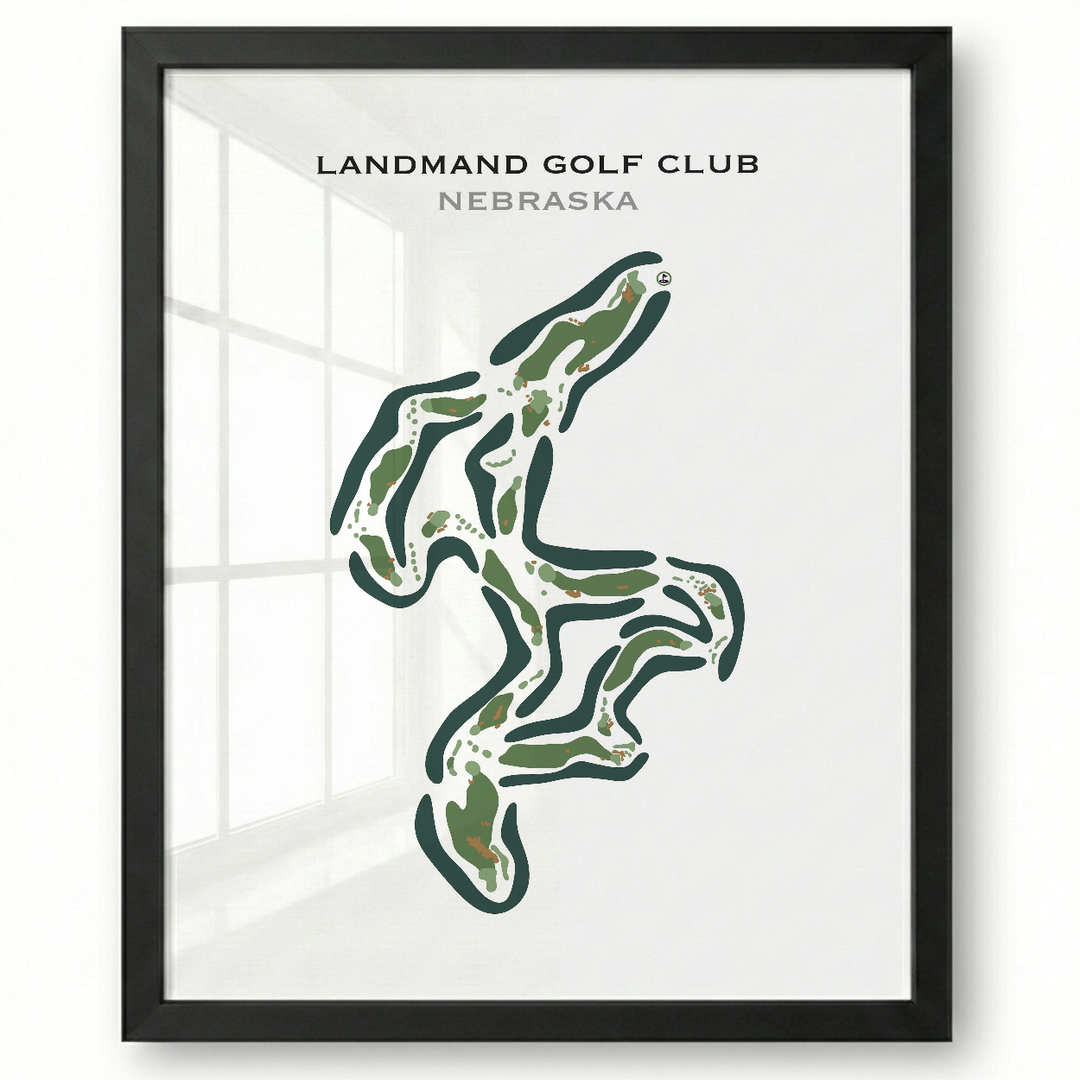 Landmand Golf Club, Nebraska - Printed Golf Courses