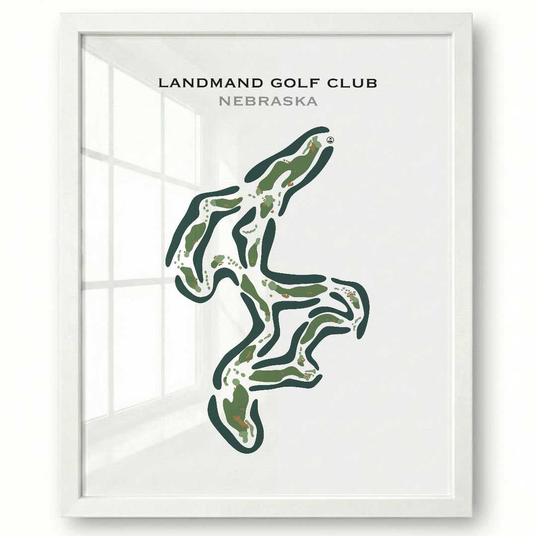 Landmand Golf Club, Nebraska - Printed Golf Courses