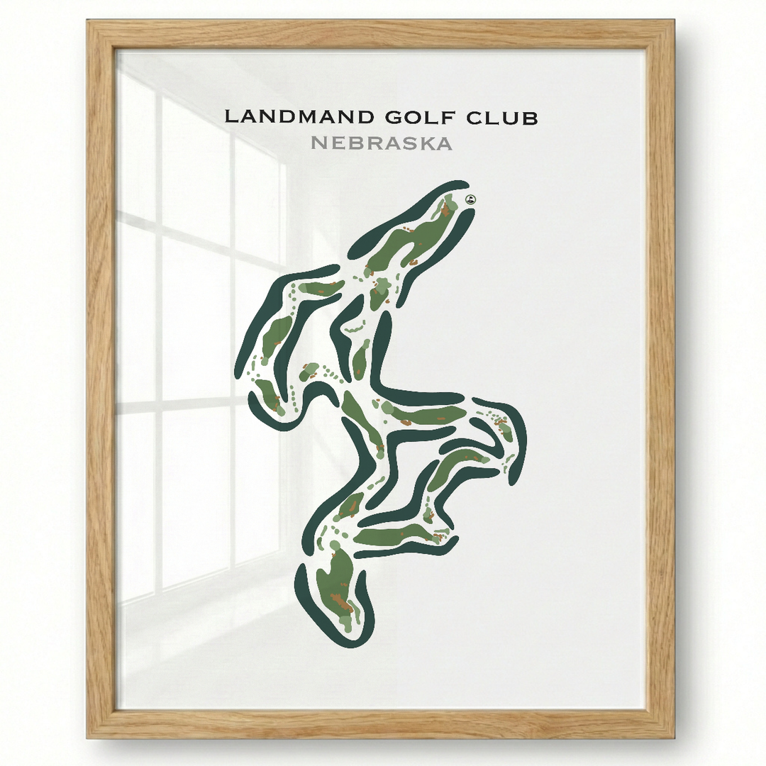 Landmand Golf Club, Nebraska - Printed Golf Courses