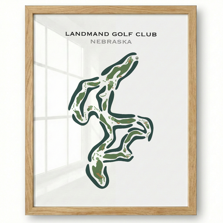 Landmand Golf Club, Nebraska - Printed Golf Courses