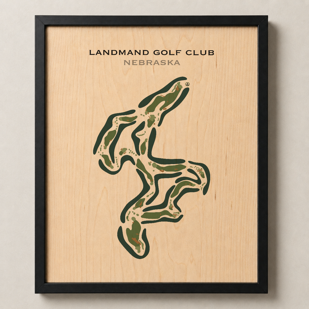 Landmand Golf Club, Nebraska - Printed Golf Courses
