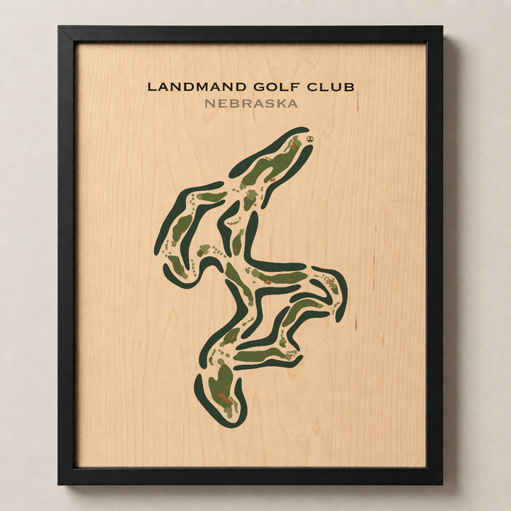 Landmand Golf Club, Nebraska - Printed Golf Courses