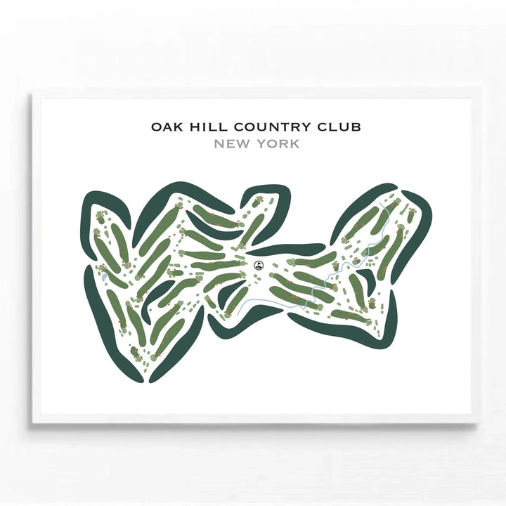 Oak Hill Country Club, Rochester, New York - Printed Golf Courses