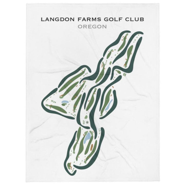 Langdon Farms Golf Club, Oregon - Printed Golf Courses - Golf Course Prints