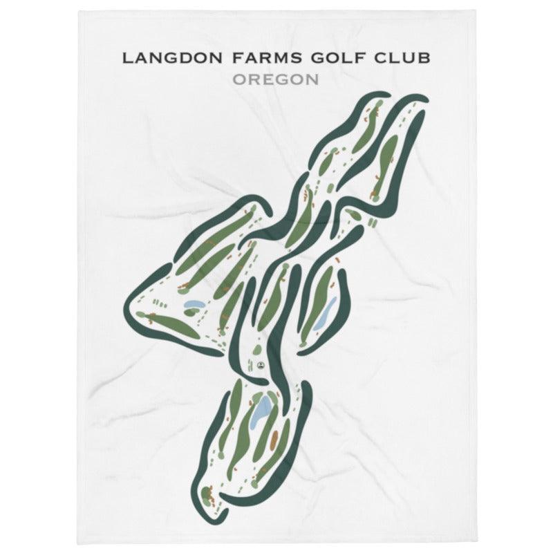 Langdon Farms Golf Club, Oregon - Printed Golf Courses - Golf Course Prints