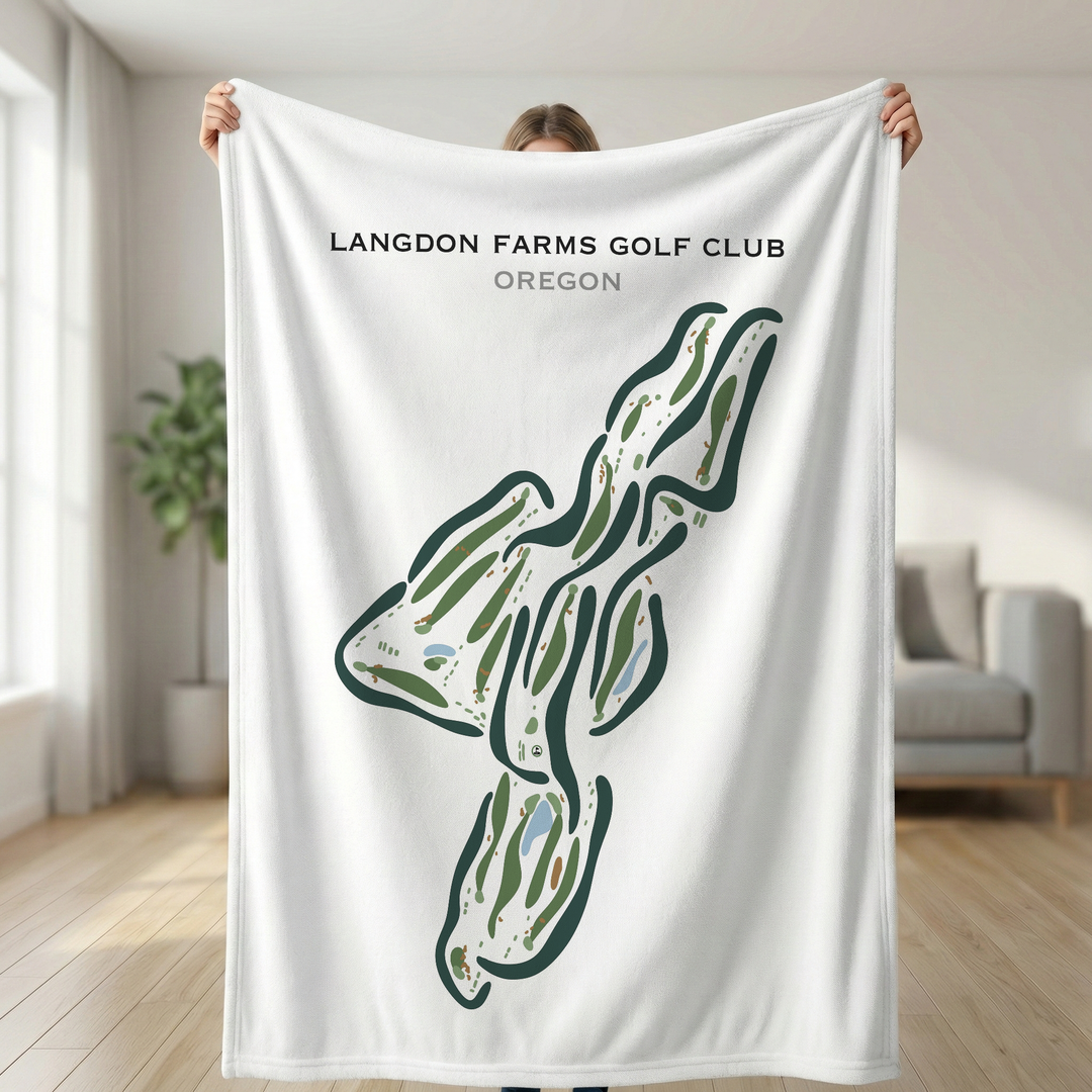 Langdon Farms Golf Club, Oregon - Printed Golf Courses