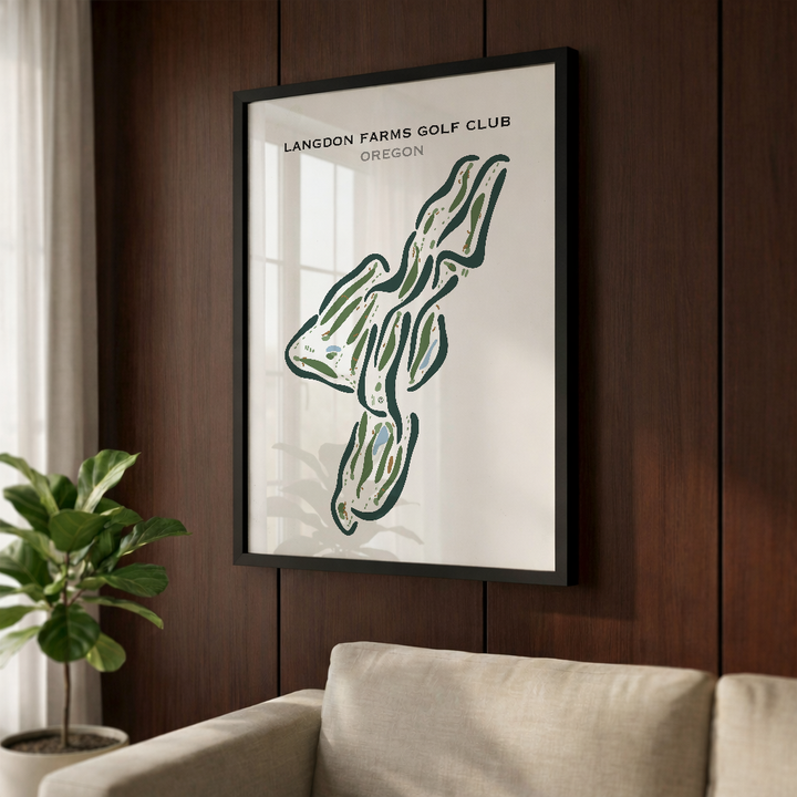 Langdon Farms Golf Club, Oregon - Printed Golf Courses