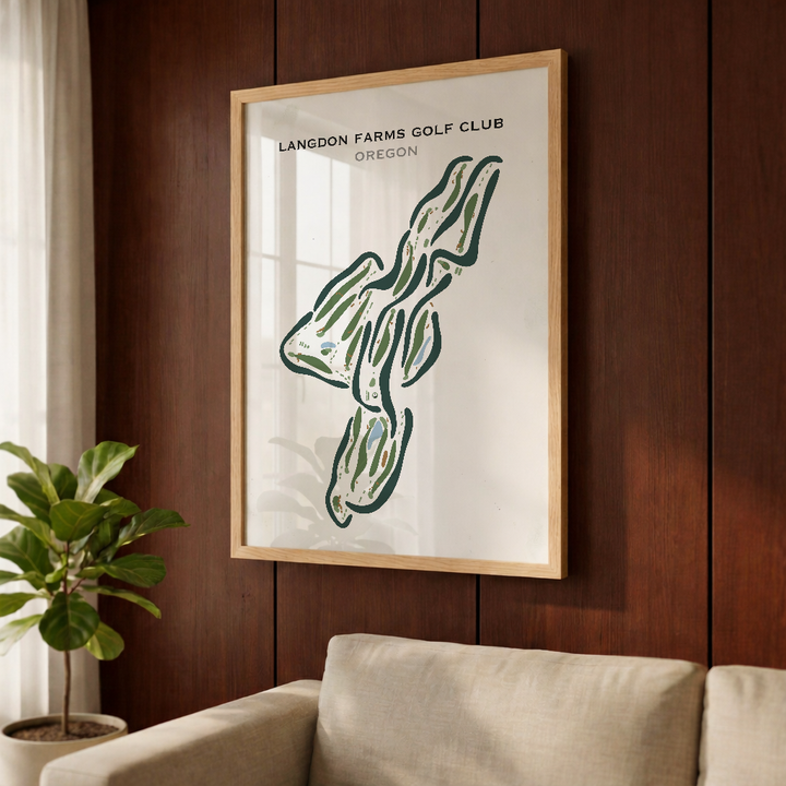Langdon Farms Golf Club, Oregon - Printed Golf Courses