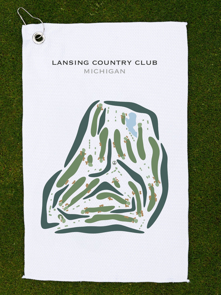 Lansing Country Club, Michigan - Printed Golf Courses