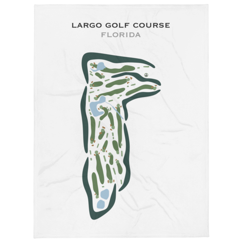 Largo Golf Course, Florida - Printed Golf Courses