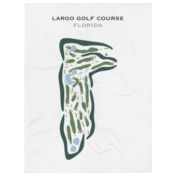 Largo Golf Course, Florida - Printed Golf Courses