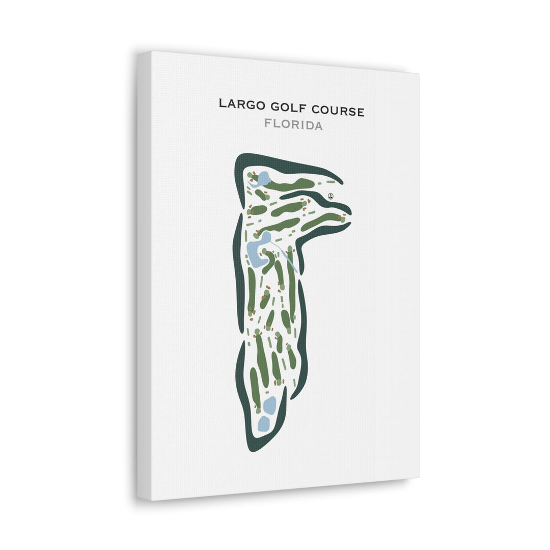 Largo Golf Course, Florida - Printed Golf Courses