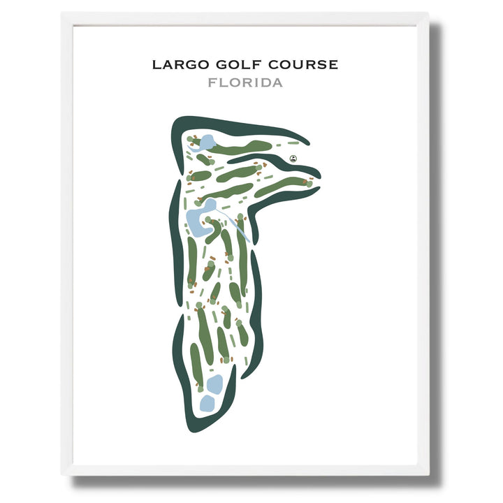 Largo Golf Course, Florida - Printed Golf Courses