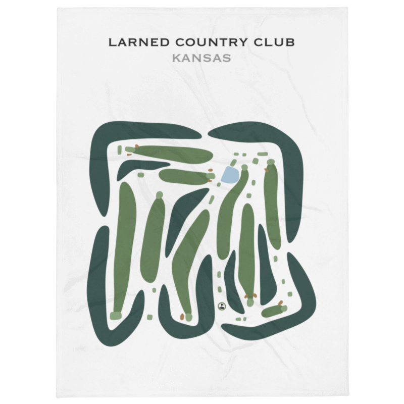Larned Country Club, Kansas - Printed Golf Courses