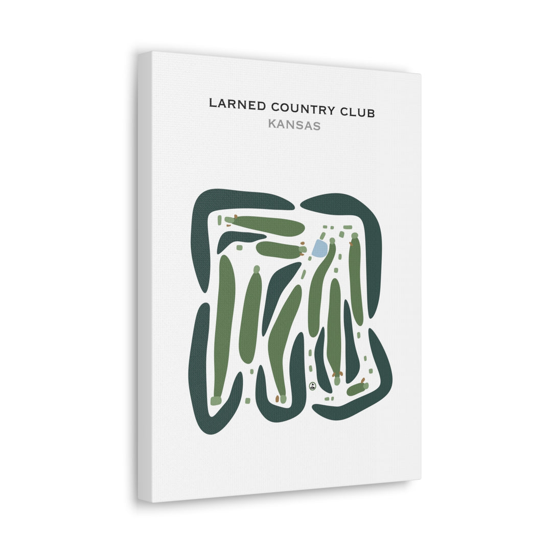 Larned Country Club, Kansas - Printed Golf Courses