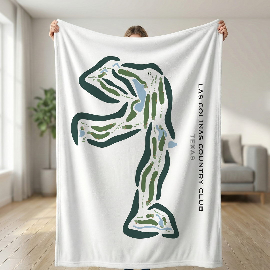 Las Colinas Country Club, Texas - Printed Golf Courses
