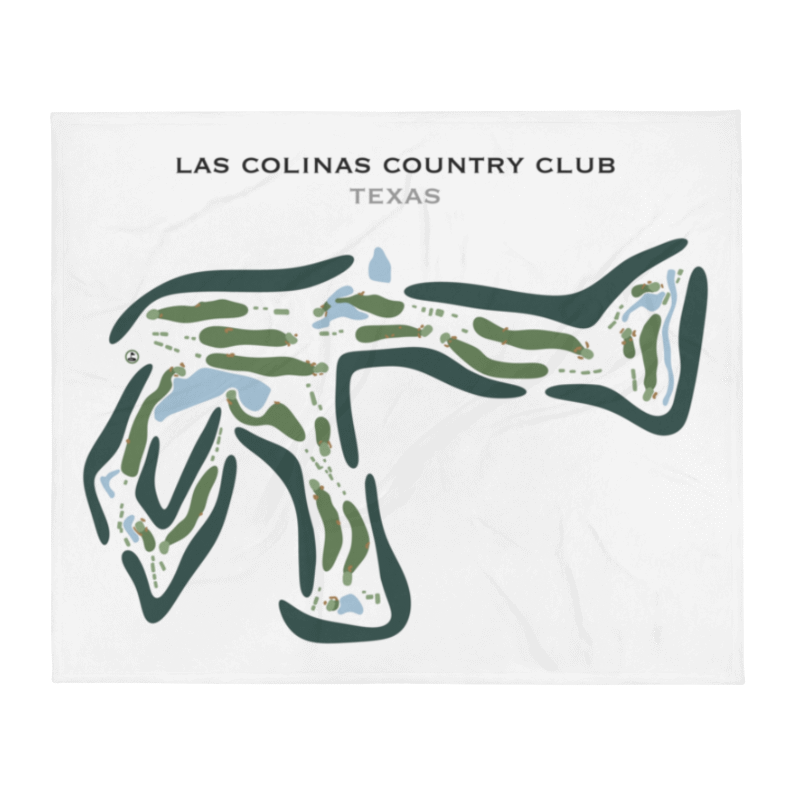 Las Colinas Country Club, Texas - Printed Golf Courses